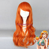 ONE PIECE FILM RED Cosplay Wig Nami Long Orange Wig