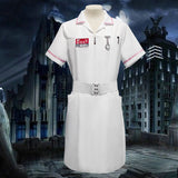 The Dark Knight Cosplay Costume Joker Nurse White Hospital Uniform worker