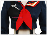 Kill LA Kill Cosplay Ryuuko Matoi Senketsu Cosplay Costume Top+Skirt+Tie+Glove Uniform