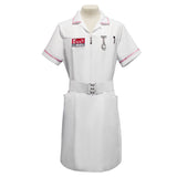 The Dark Knight Cosplay Costume Joker Nurse White Hospital Uniform worker