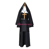 Halloween Movie The Nun Adult Dress Cosplay Costume