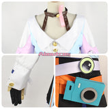 Honkai Impact 3 March 7th Cosplay Costumes Women Fancy Party Dress Suit Coat Top Skirts Full Set Custom Made