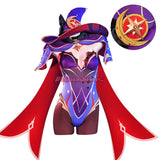 Genshin Impact Mondstadt Mona Cosplay Costume Game Suit Lovely Bodysuit