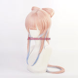 Genshin Impact Cosplay Wig Sangonomiya Kokomi Long Gradient Pink Blue Wig