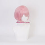 Re:Zero Starting Life in Another World Cosplay Wig Ram Short Gradient Pink White Wig