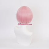 Re:Zero Starting Life in Another World Cosplay Wig Ram Short Gradient Pink White Wig