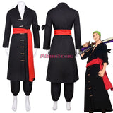 One Piece Roronoa Zoro Cosplay Costume Pirate Hunter Wano Country Zoro Juurou