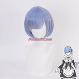 Re:Zero Starting Life in Another World Cosplay Wig Rem Short Gradient Blue Purple Wig