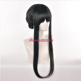 SPY x FAMILY Cosplay Wig Yor Forger Thorn Princess Long Black Wig With Updo-2