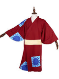 One Piece Straw Hat Kid Monkey Luffy Red Kimono Cosplay Cosplay Costume Classic Japanese