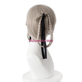 Kakegurui - Compulsive Gambler Kakegurui Twin Cosplay Costume Momobami Kirari  Short Light Gray Wig