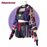 Genshin Impact Kuki Shinobu Cosplay Costume Halloween Party Outfit