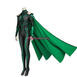 Thor 3 Hella Cos Suit Death Goddess of Death One-piece Rompers With Cape