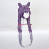 Genshin Impact Cosplay Costume Keqing Costume Wig Shoes