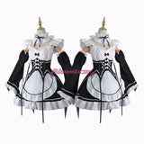 Re:Zero Starting Life in Another World Cosplay Costume Ram Rem Maid Costume