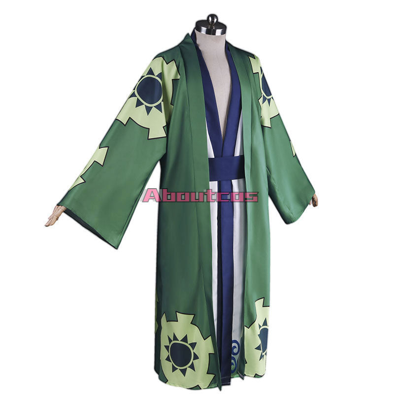 One Piece Wano Country Arc Monkey D Luffy Kimono Cosplay Costume