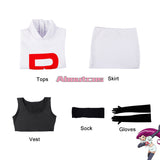 Team Rocket Jessie Musashi James Kojirou Halloween Cosplay Costume Set