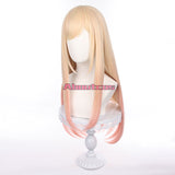 Halloween My Dress-Up Darling Cosplay Wig Marin Kitagawa Long Gradient Yellow Pink Wig