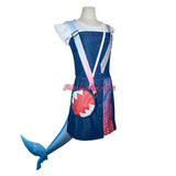 Virtual YouTuber Hololive English VTuber Cosplay Costume Gawr Gura Second Outfit Costume