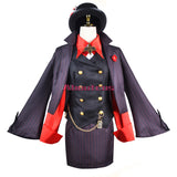 Genshin Impact Hutao Cosplay Costume Wig Full Dress Uniform With Top Hat Hutao