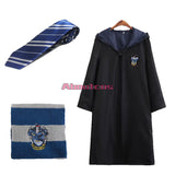 Harry Potter Cosplay Costume Gryffindor Slytherin Ravenclaw Hufflepuff Adult Kid Costume Halloween Party 3PCS