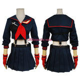 Kill LA Kill Cosplay Ryuuko Matoi Senketsu Cosplay Costume Top+Skirt+Tie+Glove Uniform