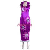 ONE PIECE Boa Hancock Cosplay Costumes Purple Dress Parties Fancy Suit