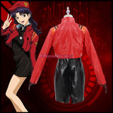 Para Mujer Traje De Anime Para Cosplay Misato Katsuragi Vestido Abrigo