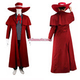 Vampire Hunter Cosplay Hellsing Alucard Costumes Cool Man Suit High Cotton Content Long Coat Best