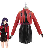 Para Mujer Traje De Anime Para Cosplay Misato Katsuragi Vestido Abrigo