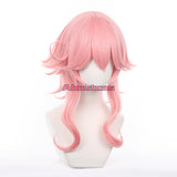 Genshin Impact Dori Cosplay Wig Cosplay Wig Women Pink 52cm Headwear