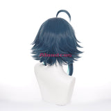 Genshin Impact Cosplay Wig Xiao Short Gradient Green Wig