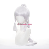 Genshin Impact Cosplay Wig Kamisato Ayaka Long Light Silver Wig