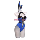 Genshin Impact Yelan Cosplay Bunny Costume Game Fanart Yelan Suit Sexy Cosplay Costume