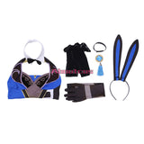 Genshin Impact Yelan Cosplay Bunny Costume Game Fanart Yelan Suit Sexy Cosplay Costume