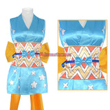 One Wano Country Piece Nami Cosplay Costume Wanokuni Style Nami Kimono Dress