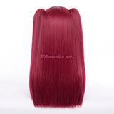 Halloween My Dress-Up Darling Cosplay Wig Marin Kitagawa Little Devil Long Wine Red Wig