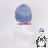 Re:Zero Starting Life in Another World Cosplay Wig Rem Short Gradient Blue Purple Wig