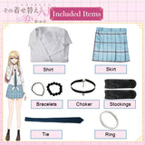 Halloween My Dress-Up Darling Cosplay Costume Marin Kitagawa School Uniform Costume