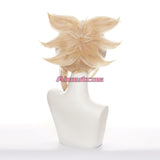 Genshin Impact Cosplay Wig Yoimiya Short Light Yellow Wig