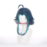 Genshin Impact Cosplay Wig Xiao Short Gradient Green Wig