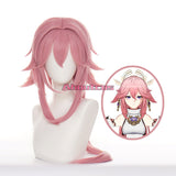 Genshin Impact Cosplay Wig Yae Miko Long Pink Wig