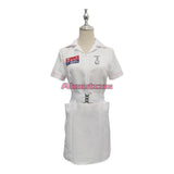 Scary Movie Halloween Costumes for Adult Man Clown Nurse Costume Uniform Joker White Dress