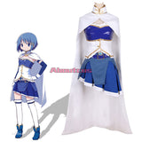 Puella Magi Madoka Magica Miki Sayaka Cosplay Full Set Women's Halloween