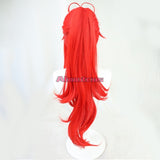 Genshin Impact Cosplay Wig Diluc Ragnvindr Red Dead of Night Outfit Long Red Wig