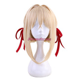 Violet Evergarden Cosplay Costume Princess Maid Dress Clothing Necklace Wig Suit