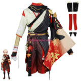 Genshin Impact Kaedehara Kazuha Cosplay Carnaval Samurai Kostuum Costume