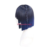 Genshin Impact Cosplay Wig Yelan Short Gradient Blue Wig