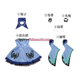 Hololive Fantasy Uruha Rushia Cosplay Costume Anime VTuber Rushia's Dress