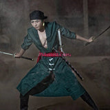 One Piece Roronoa Zoro Cosplay Costumes Kazunokuni Animation Exhibition Performance Clothing